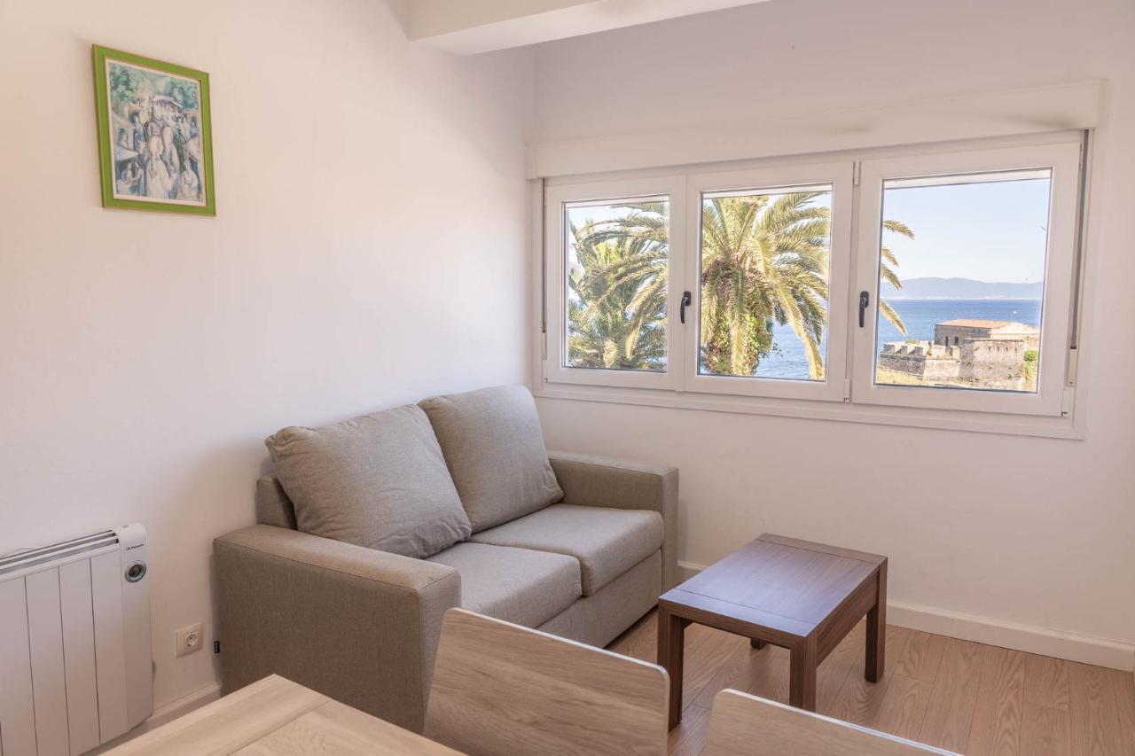 Apartamento Finisterre Con Vistas Al Mar Y Playa ภายนอก รูปภาพ